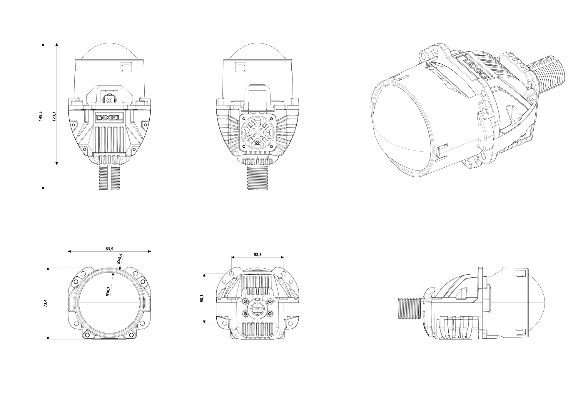 DIXEL2523,24,25 - чертеж
